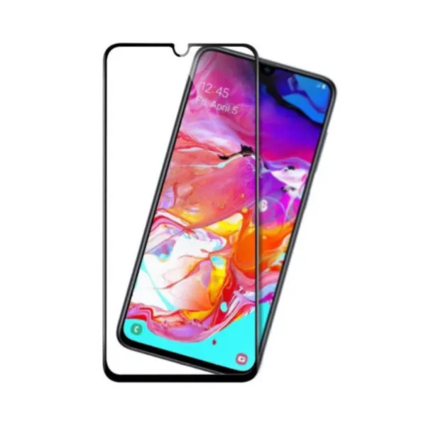 Other / Generic Samsung Galaxy A70 Full Glue Tempered Glass Screen Protector