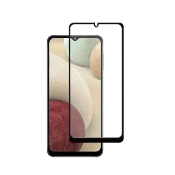 Other / Generic Samsung Galaxy A12 Full Glue Tempered Glass Screen Protector
