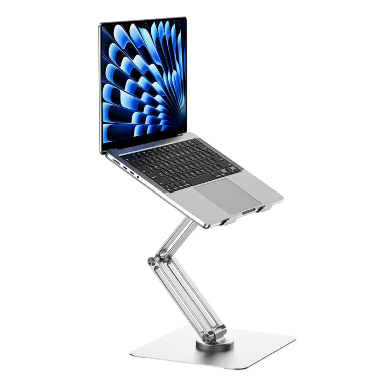 WiWU S801 Rotative Foldable Laptop Stand Silver — photo 5