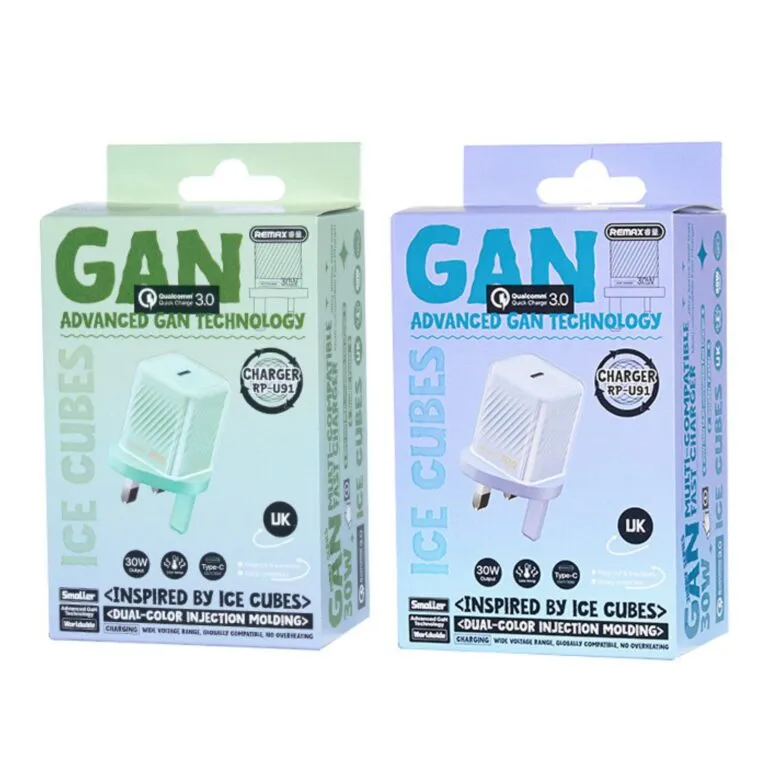 Remax RP-U91 30W PD+QC Gan Multi Compatible Fast 3pin Charger — photo 3