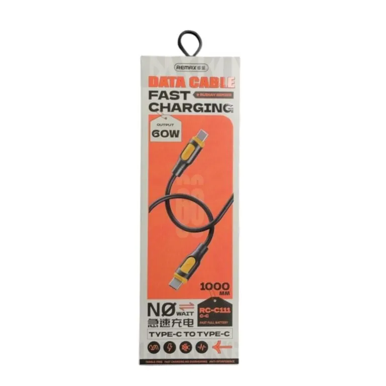 Remax RC-C111 60W Type-C to Type-C 1m Cable — photo 4