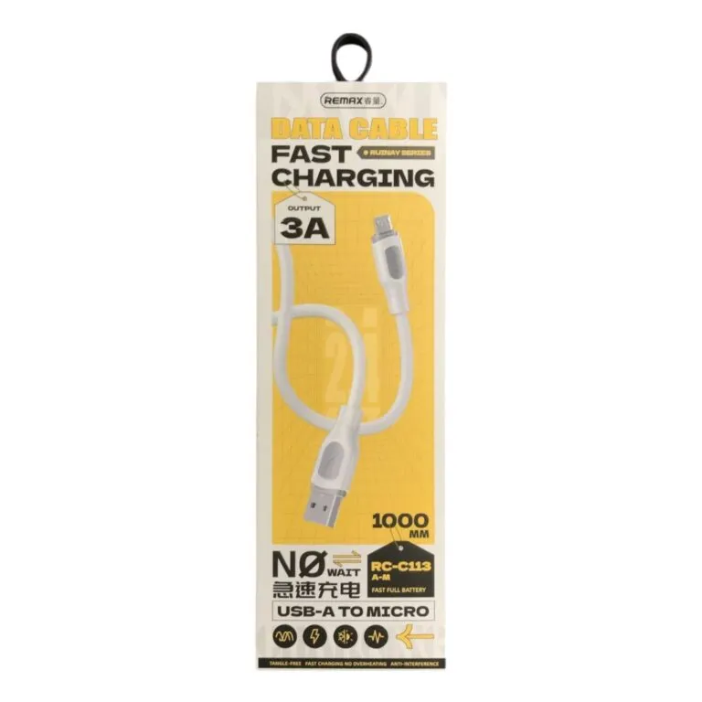 Remax RC-C113 3A USB to Micro 1m Cable — photo 4