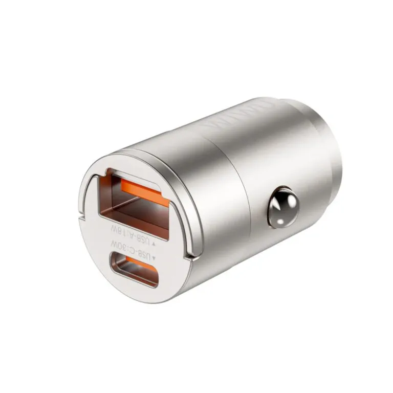 WiWU WI-QC028 Nano 30W Fast Car Charger Titanium — photo 4
