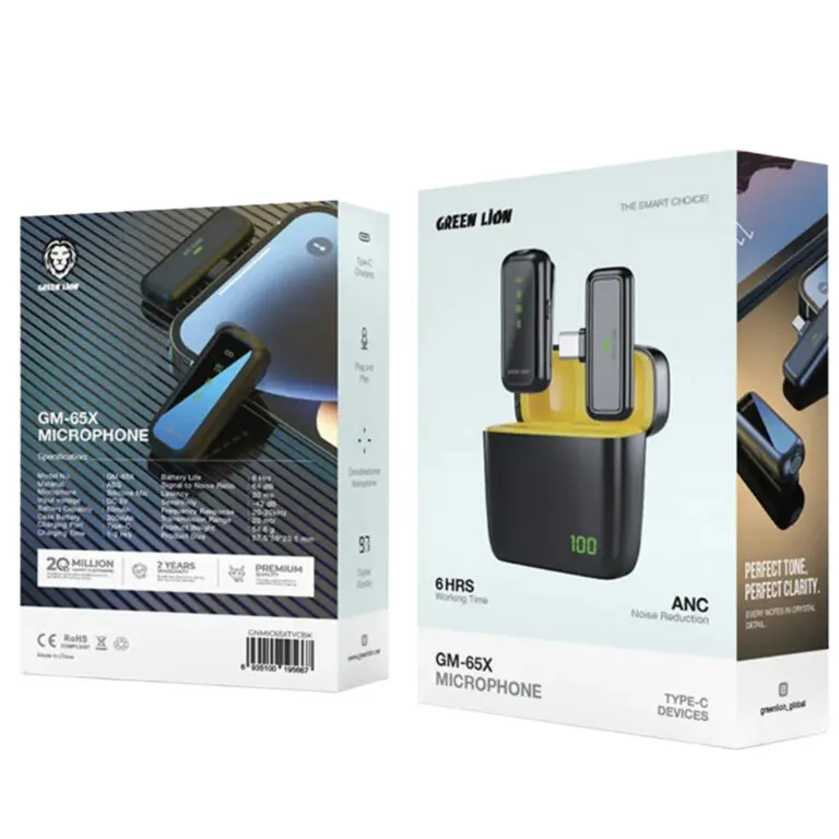 Green Lion GM-65X Type-C Wireless Microphone — photo 3