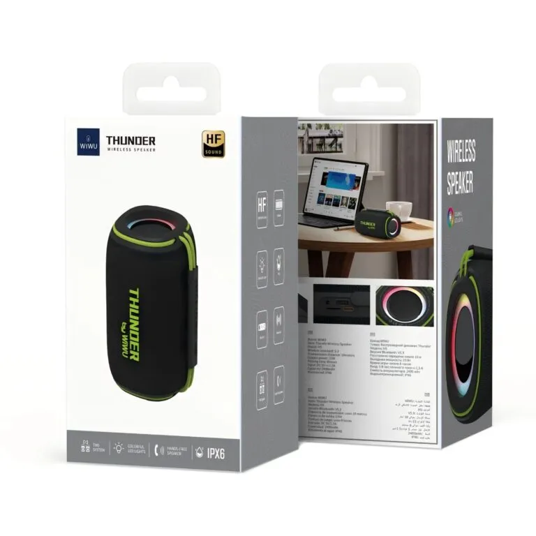 WiWU H5 Thunder Bluetooth Speaker-Black — photo 3