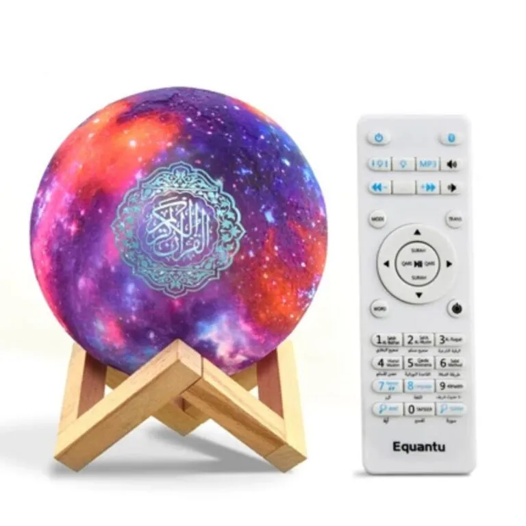 Equantu QB512 Galaxy Moon Lamp Quran Speaker — photo 2