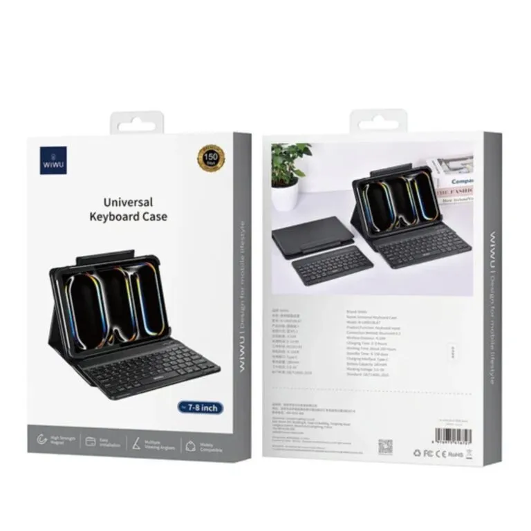 WiWU W-UK001BLK7 Universal Keyboard Case 7-8 Inch Black — photo 7