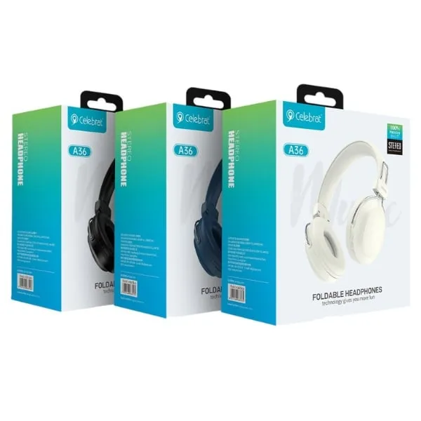 Celebrat A36 Foldable Wireless Bluetooth Headphone — photo 4
