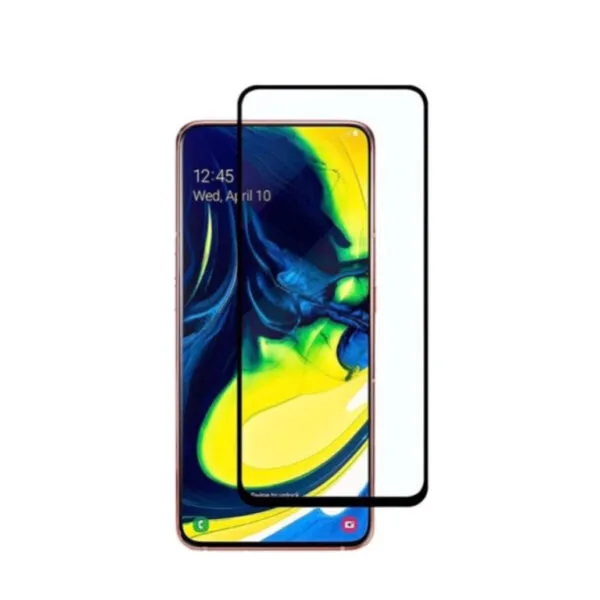 Other / Generic Samsung Galaxy A81 Full Glue Tempered Glass Screen Protector