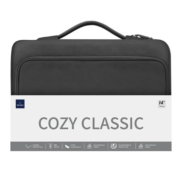 WiWU Cozy Classic Waterproof Polyester Laptop Sleeve 14 — photo 5