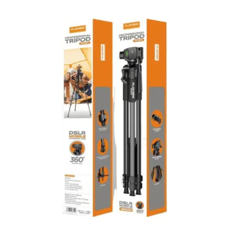 Plokama PK-9990 Tripod – 180cm Professional Stand for Cameras & Camcorders, Mobile Phones — photo 4