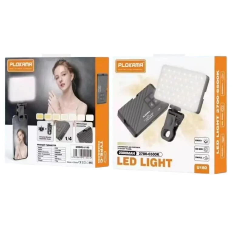 Plokama U160 LED Fill Light Portable and Rechargeable — photo 3