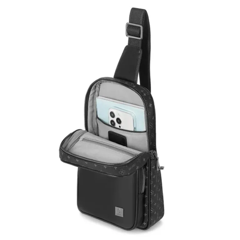 WiWU Master Fingerprint Lock Crossbody Bag Black — photo 3