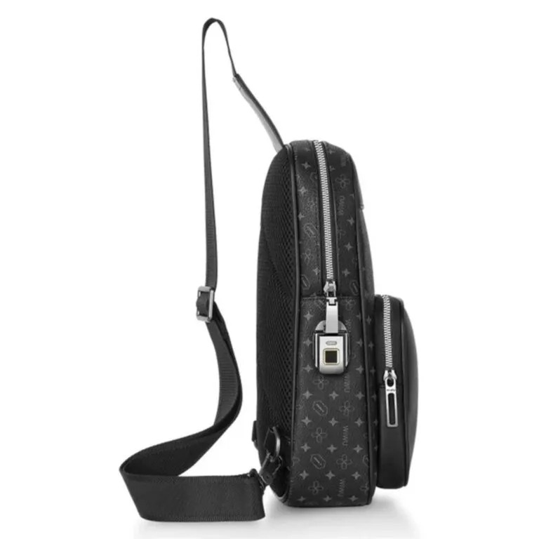 WiWU Master Fingerprint Lock Crossbody Bag Black — photo 4