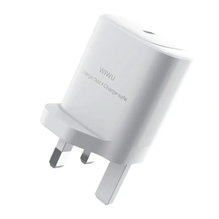 WiWU WI-G008 30w Essen Gan Fast Charger White 3pin — photo 2