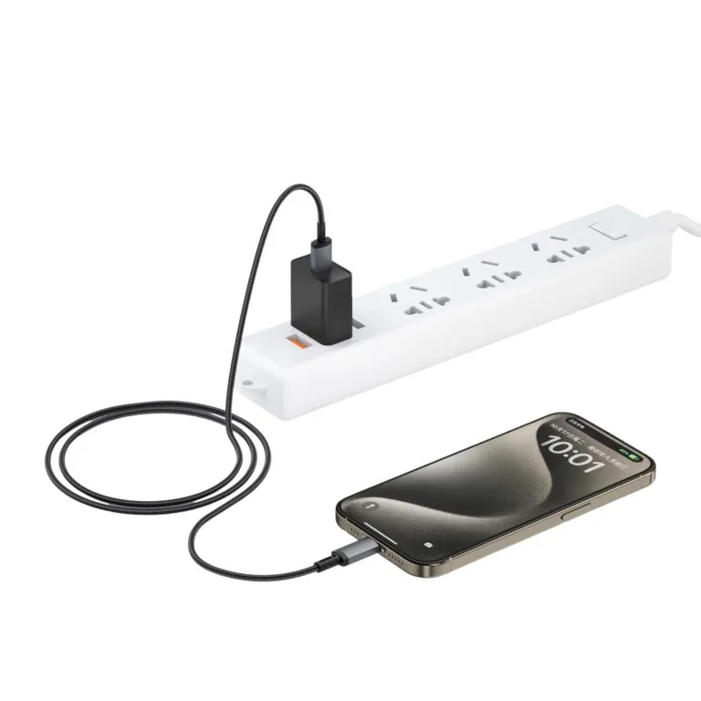 WiWU WI-C055 Titanlink USB To Lightning Cable 1m Gray — photo 3