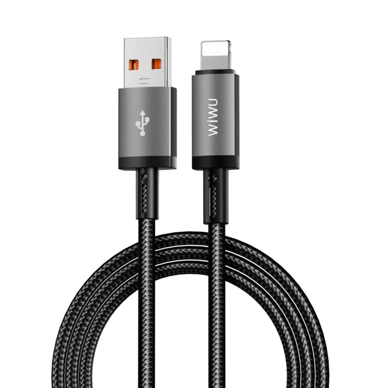 WiWU WI-C055 Titanlink USB To Lightning Cable 1m Gray