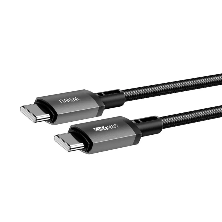 WiWU WI-C057 Titanlink Type-C To Type-C 1m Cable Gray — photo 2