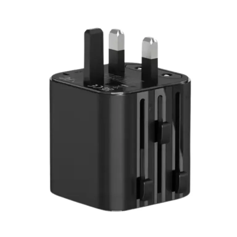 WiWU WI-UA005 2500W Universal Plug Adapter Black — photo 2