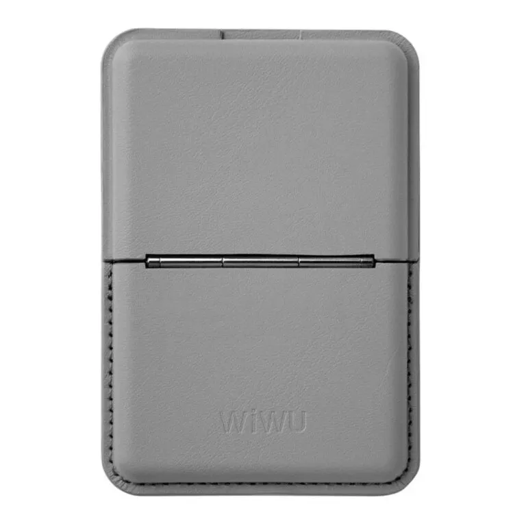 WiWU Mag Wallet MW-001 PU Leather Phone Back Card Kickstand Magnetic Card Holder — photo 2