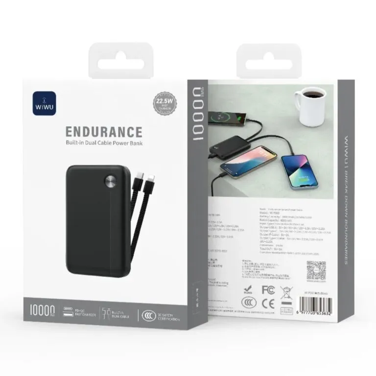 WiWU WI-P060 Endurance 22.5w 10000mAh Powerbank — photo 8
