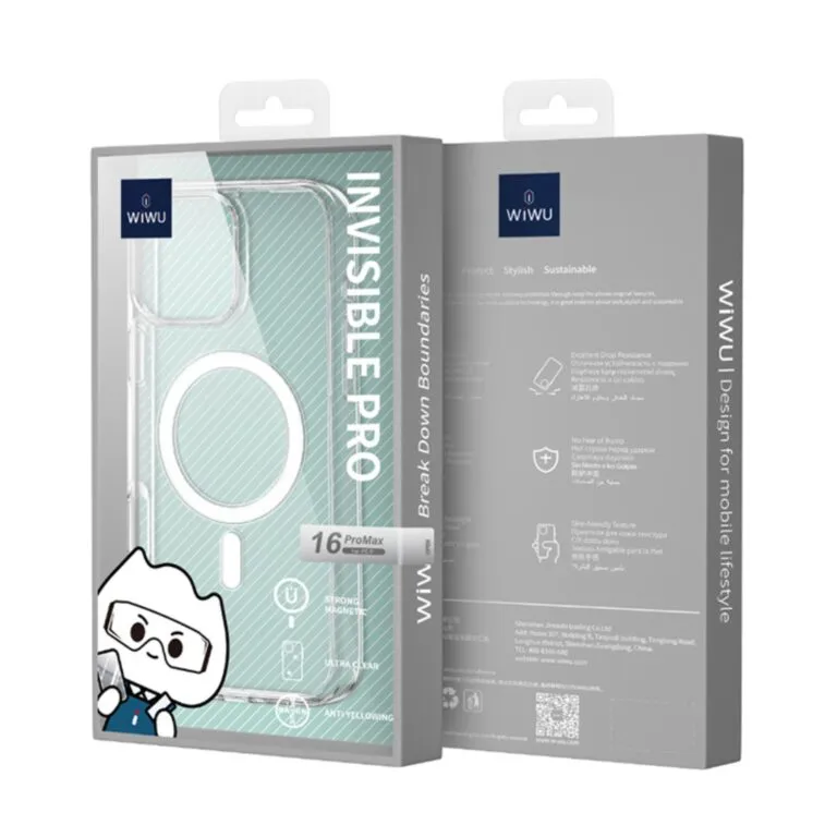 WiWU YXK-207 Invisible Pro iPhone 16 Series Transparent Case — photo 8