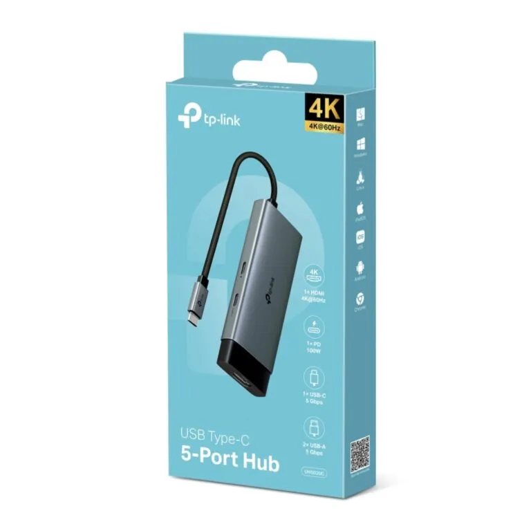TP-Link UH5020C 4K USB Type-C 5 Port Hub — photo 5
