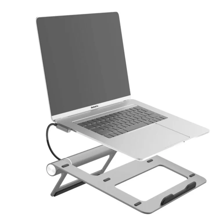 WiWU A821CH Laptop Stand With Docking Station Space Gray