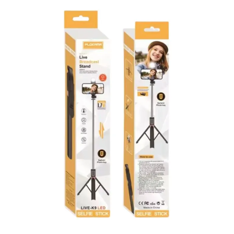 Plokama Live-K9 LED Selfie Stick Tripod — photo 4