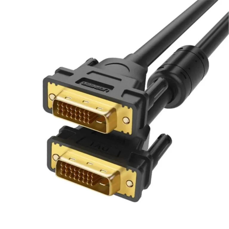 Ugreen 11606 DVI(24+1) Male To Male Cable Gold Plated 1.5m Black — photo 2