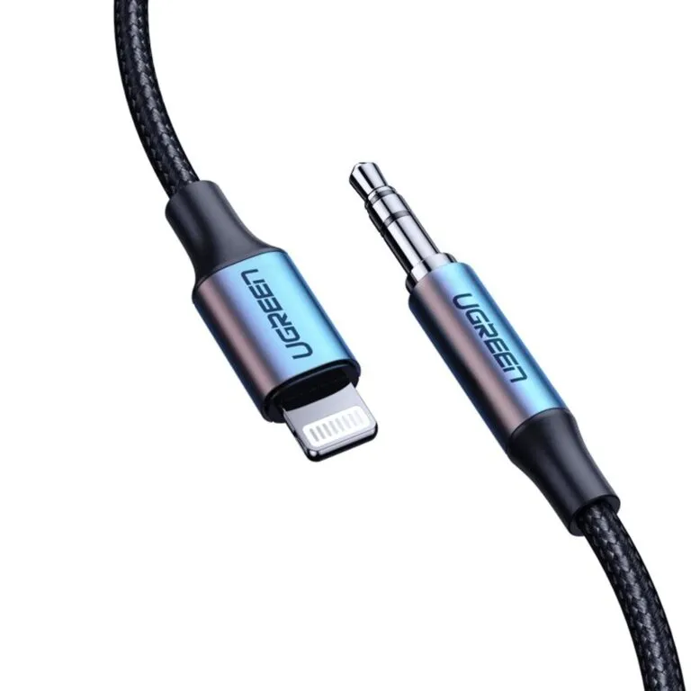 Ugreen 70509 Lightning To 3.5mm Audio Adapter 1m Black — photo 3