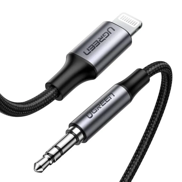 Ugreen 70509 Lightning To 3.5mm Audio Adapter 1m Black — photo 2