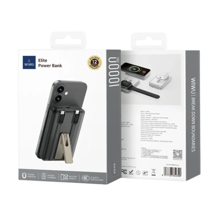 WiWU Wi-P056 15w 10000mAh Elite Powerbank — photo 9