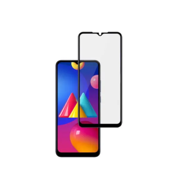 Other / Generic Samsung Galaxy M02s Full Glue Tempered Glass Screen Protector