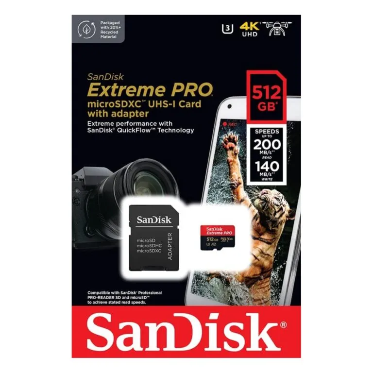SanDisk Extreme Pro Micro SDCX 512GB 200R 140w — photo 4