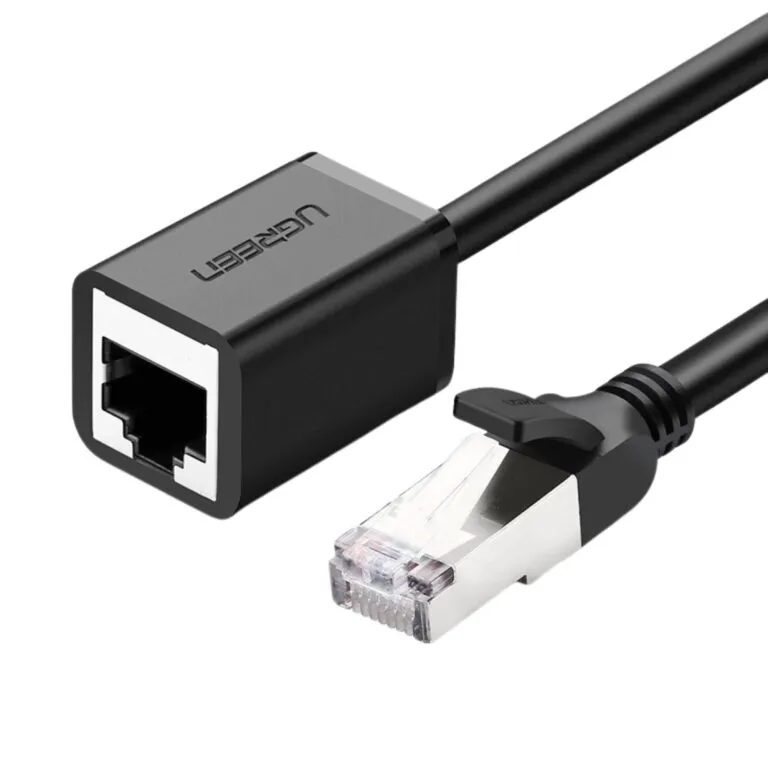 Ugreen 11282 CAT 6 F/UTP Ethernet RJ45 Extension Male/Female Patch Cords 3m Black