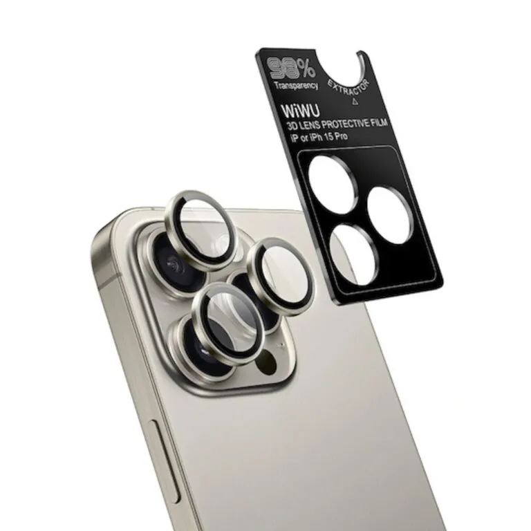 WiWU Wi-IP002 Combo Duo Screen+Lens Tempered Glass Set For iPhone 15 / 16 Series — photo 2