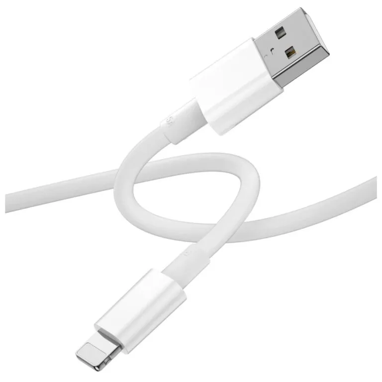 WiWU Wi-C006 Classic USB To Lightning Cable 1m Cable White — photo 2