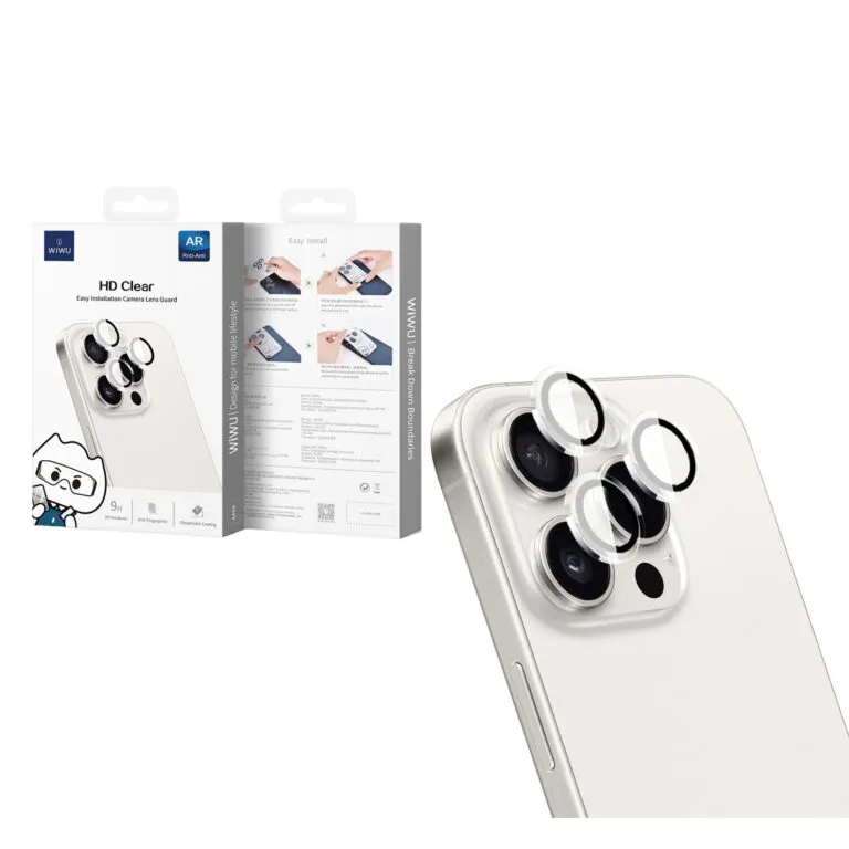 WiWU LG-007 PURO Classic Transparent Lens Guard for iPhone 13–16 Pro / Pro Max — photo 2