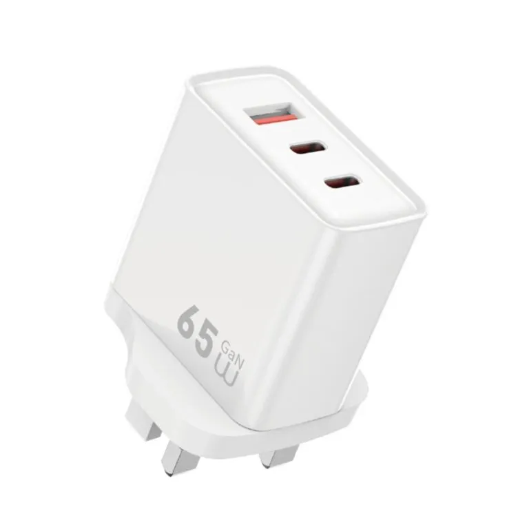 WiWU Wi-G005 65w Gan Fast Charger White 3pin — photo 2