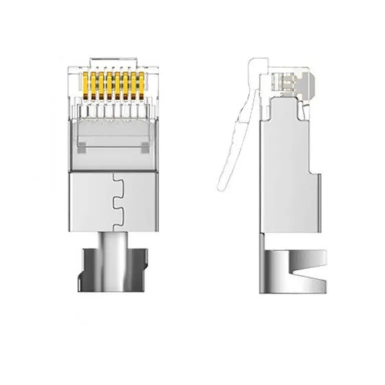 Ugreen 50634 CAT7 FTP RJ45 Modular Plugs Two Piece Gold Plated 50u 10 pieces — photo 3