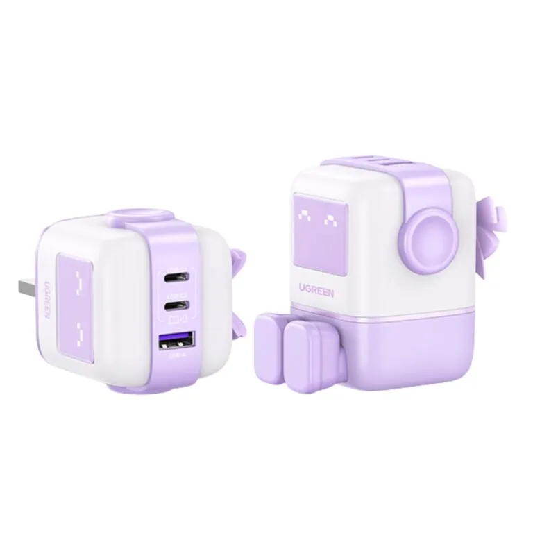 Ugreen 35292 Nexode RG 65w 3-Port GAN Fast Charger UK Purple — photo 3
