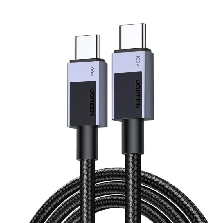 Ugreen 45063 Type-C To Type-C Fast Charging Cable 1m Space Gray