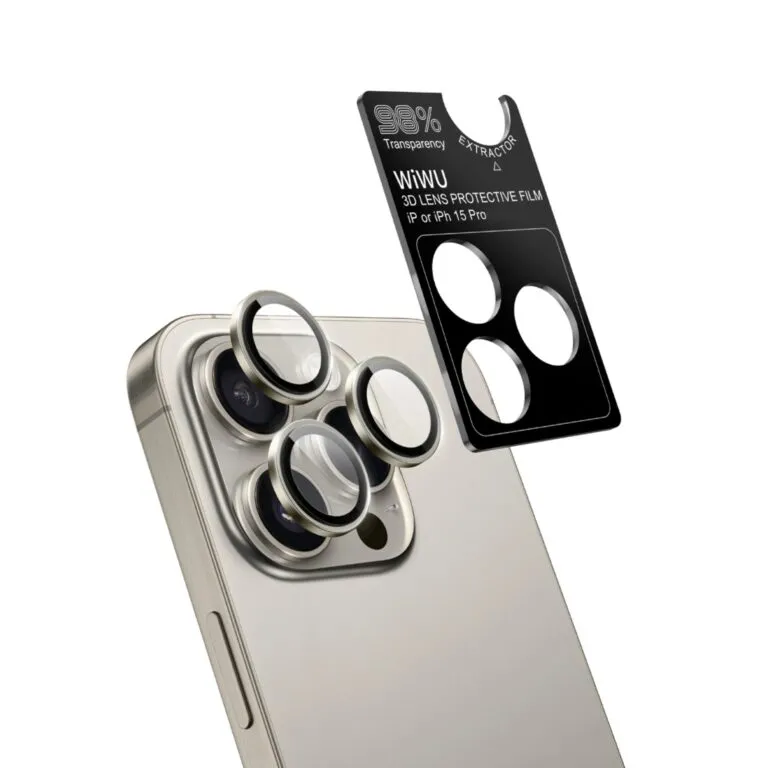 WiWU Wi-IP001 Combo Trio Phone Case+Screen+Lens Guard Set For iPhone 15/16 Series — photo 2