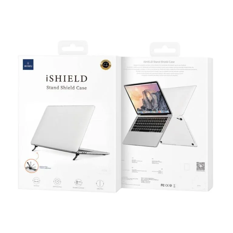 WiWU iShield Stand Shield Case For Macbook 16.2″ Pro Transparent — photo 5