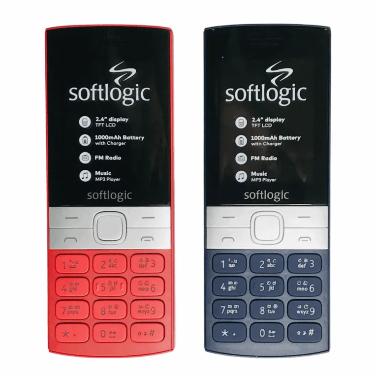 Softlogic Max 222 Phone Red/Blue