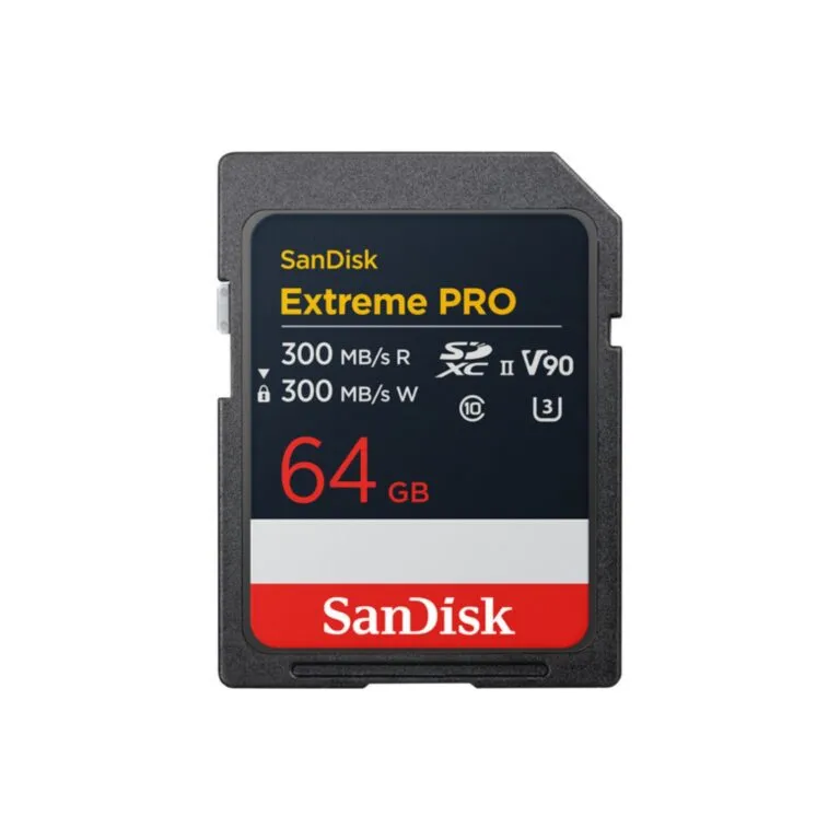 SanDisk Extreme Pro 64GB 300 Read 300 Write SD UHS-ll Card