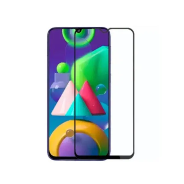 Other / Generic Samsung Galaxy M21 Full Glue Tempered Glass Screen Protector