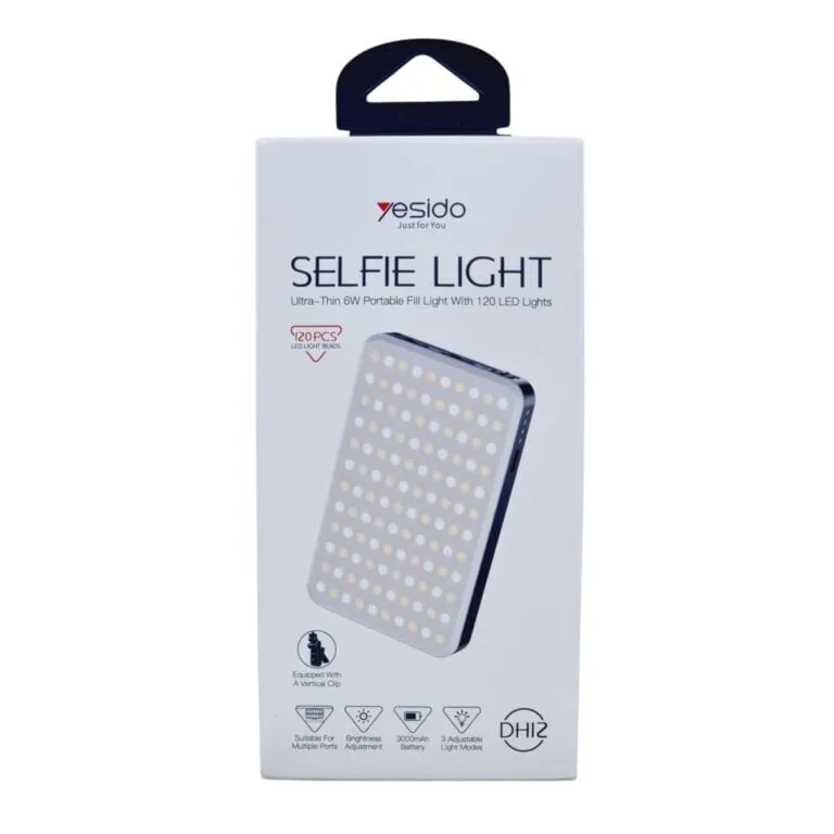Yesido DH12 Portable LED Selfie Light with Clip — photo 5