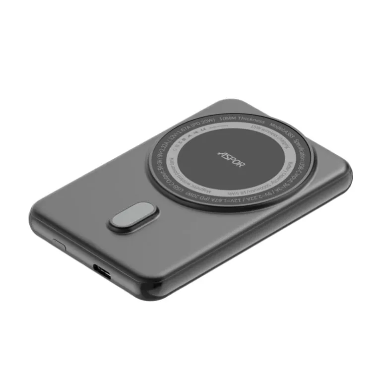 Aspor A385 10000mAh Magnetic Wireless Powerbank — photo 3